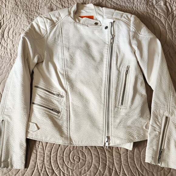 Vegan Leather Moto Jacket - Picture 1 of 3